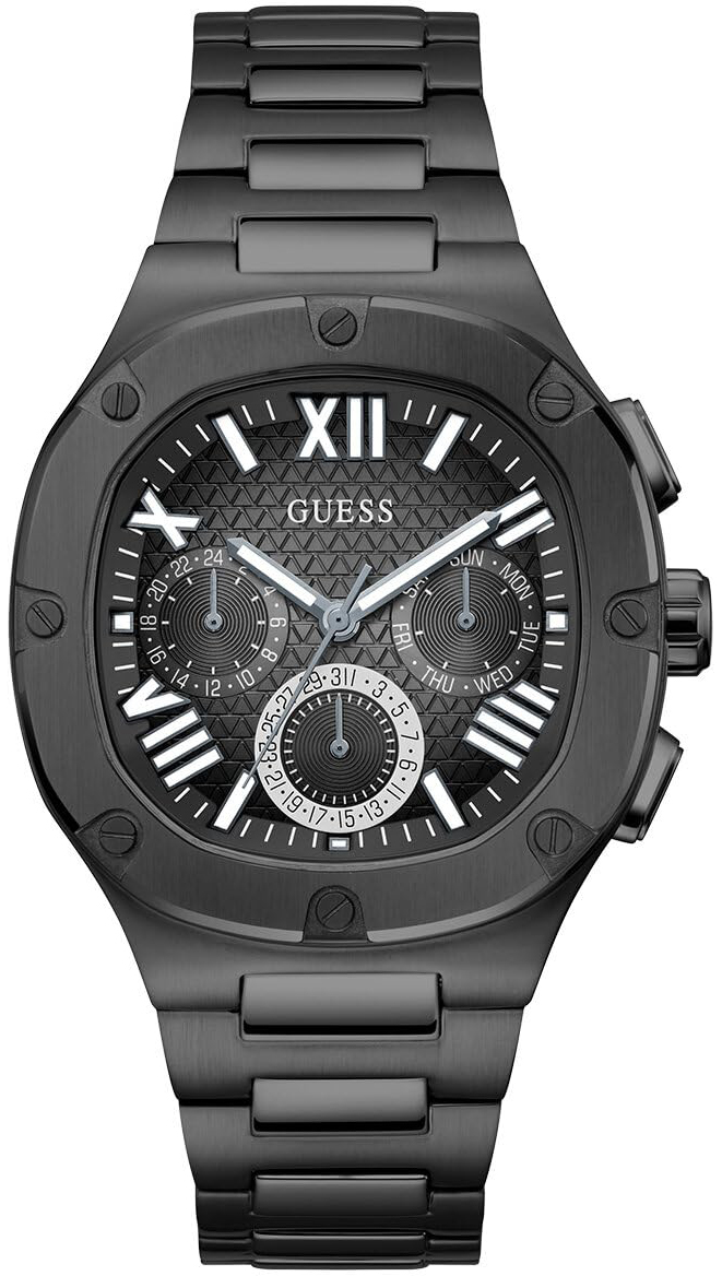 Guess Herreklokke GW0572G3 Headline Grå/Stål Ø42 mm