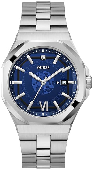 Guess Herreklokke GW0573G1 Emperor Blå/Stål Ø42 mm