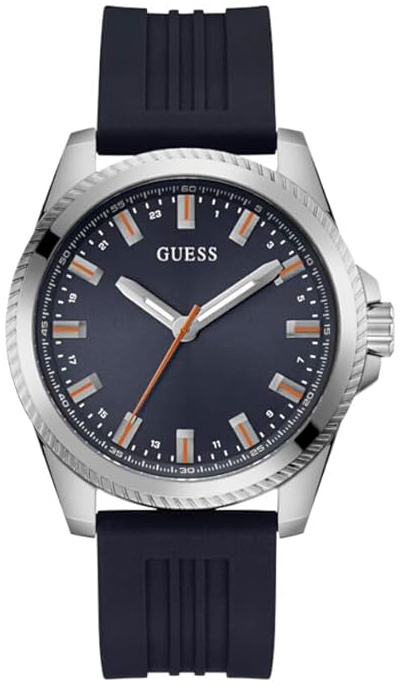 Guess Herreklokke GW0639G1 Champ Blå/Gummi Ø44 mm