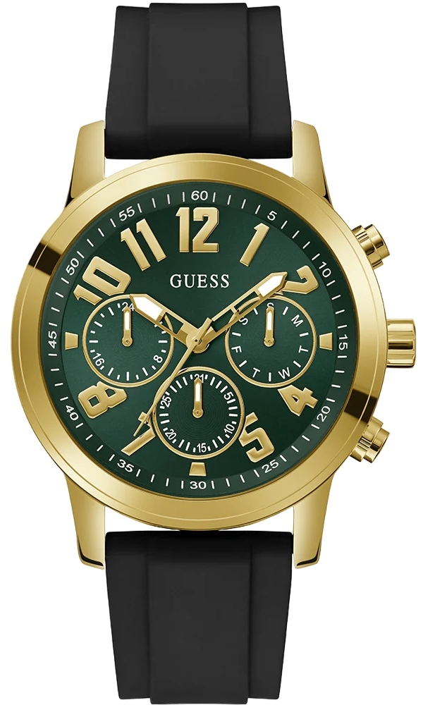 Guess Herreklokke GW0708G2 Parker VALUE Grønn/Gummi Ø44 mm
