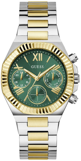 Guess GW0769L4 Equality Grønn/Gulltonet stål Ø38 mm