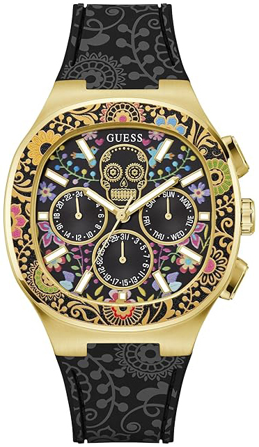 Guess Herreklokke GW0784G1 Catrin Flerfarget/Gummi