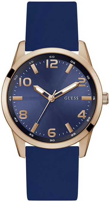 Guess Herreklokke GW0805G3 Monte Blå/Gummi Ø42 mm