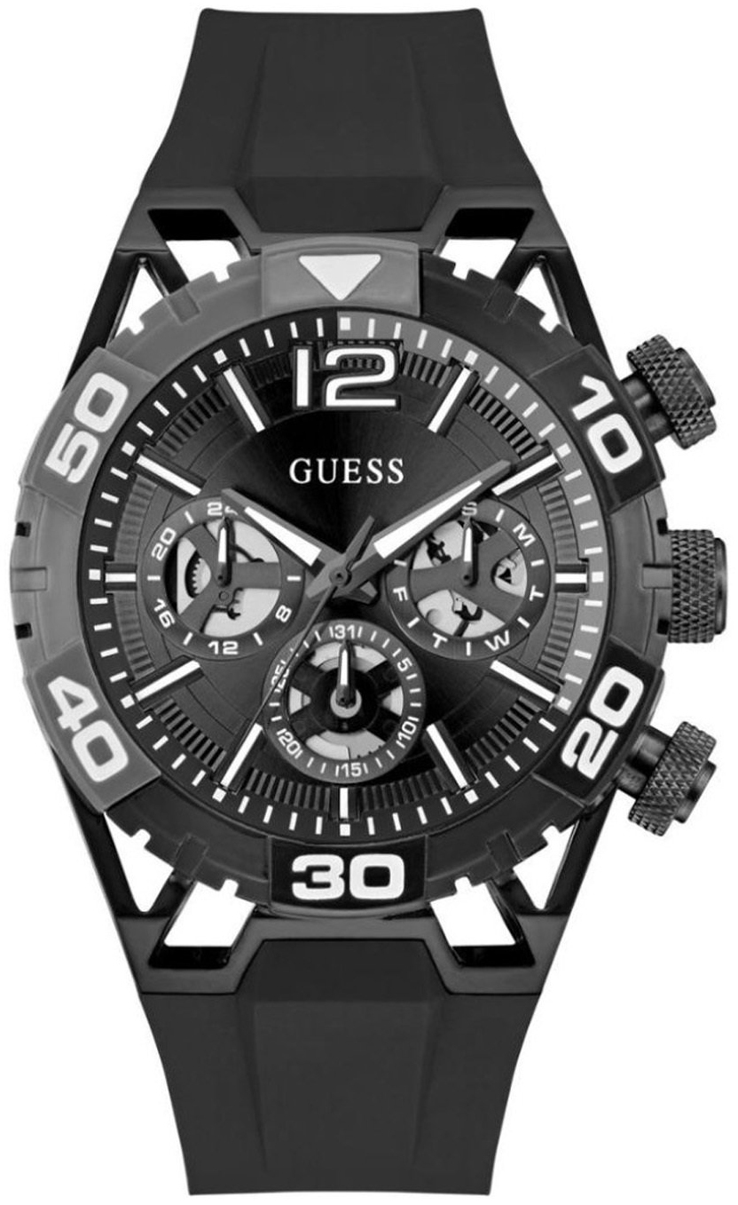 Guess Herreklokke GW0966G2 Sport Grå/Gummi Ø46 mm