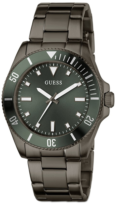 Guess Herreklokke GW0968G3 Cliff Grønn/Stål Ø44 mm