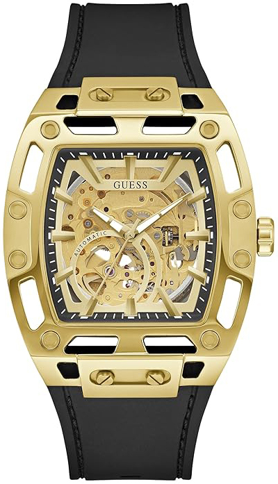 Guess Herreklokke GW0980G2 Phoenix Gull/Gummi