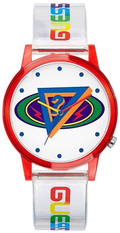Guess Herreklokke V1050M1 J Blavin Hvit/Gummi Ø42 mm