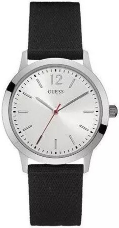 Guess Herreklokke W0976G1 Precision Sølvfarget/Tekstil Ø40 mm