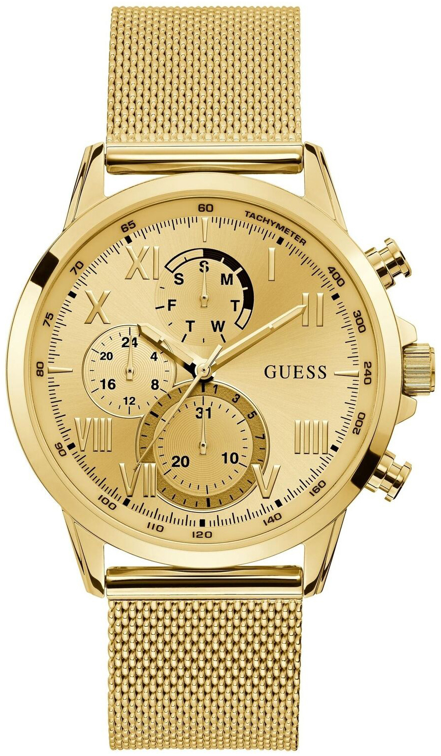 Guess Herreklokke W1310G2 Gull/Gulltonet stål Ø44 mm