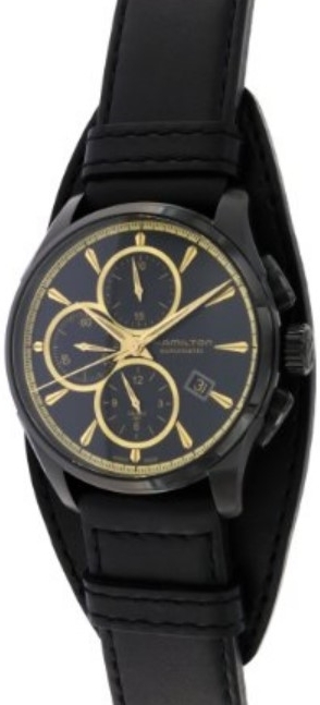 Hamilton Herreklokke H32506730 Jazzmaster Sort/Lær Ø42 mm