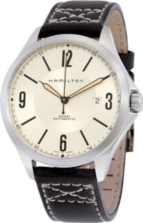 Hamilton Herreklokke H32565521 Jazzmaster Grå/Lær Ø40 mm
