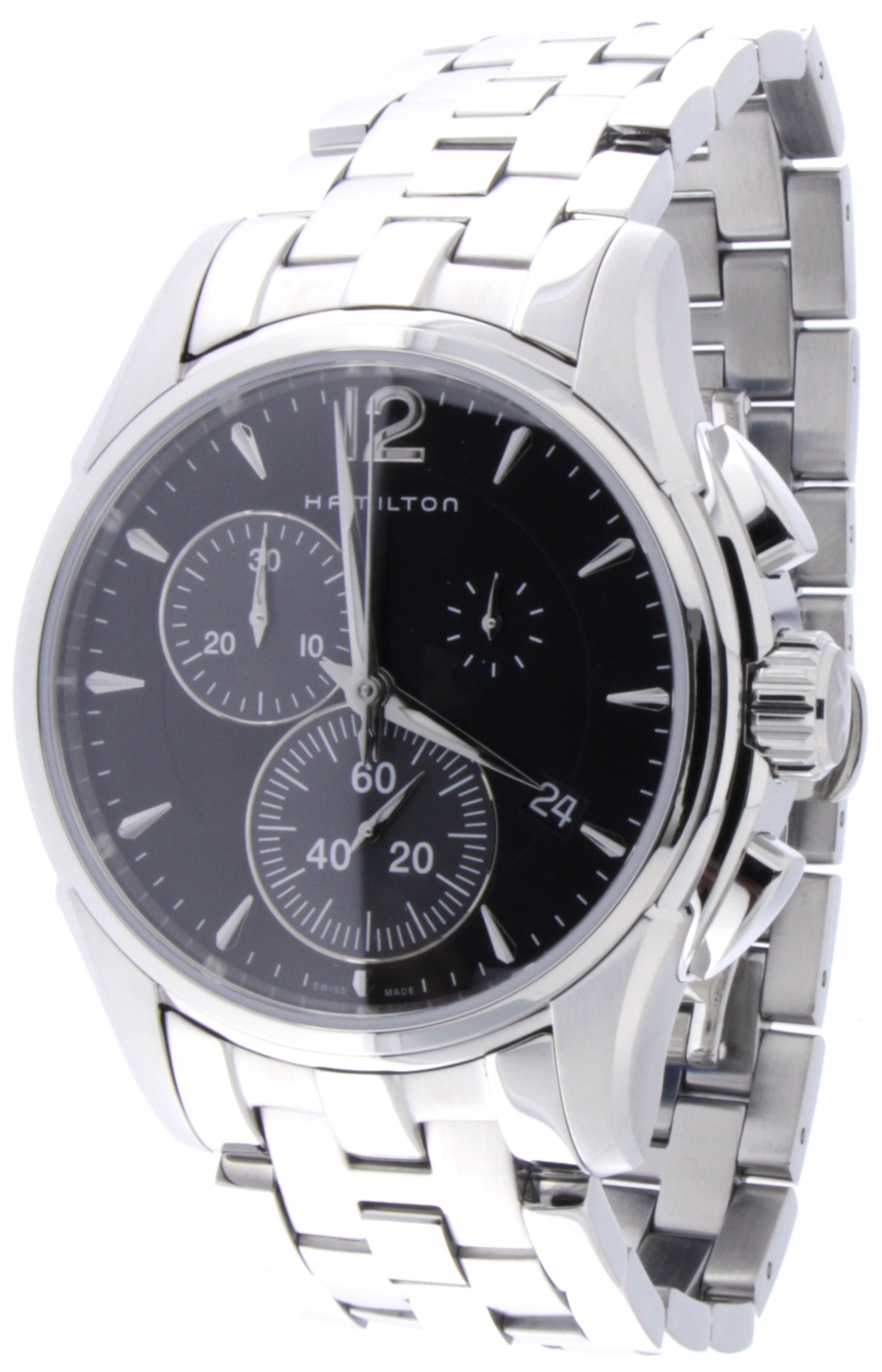 Hamilton Herreklokke H32612131 Sort/Stål Ø42 mm