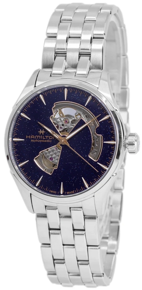 Hamilton Herreklokke H32705140 Jazzmaster Open Heart Auto Blå/Stål