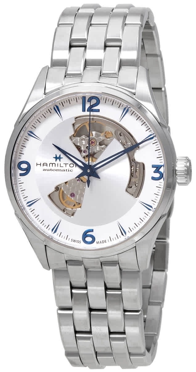 Hamilton Herreklokke H32705152 Jazzmaster Open Heart Auto Hvit/Stål