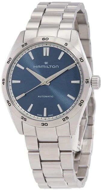 Hamilton Herreklokke H36105140 Jazzmaster Performer Auto Blå/Stål