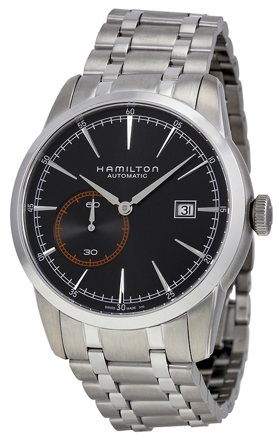 Hamilton American Classic Timeless Herreklokke H40515131 Sort/Stål - Hamilton