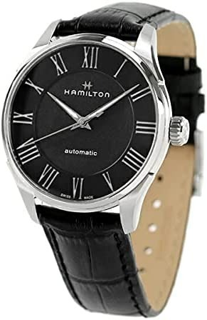 Hamilton Herreklokke H42535730 Jazzmaster Sort/Lær Ø40 mm