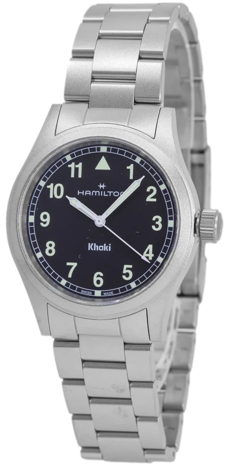 Hamilton Herreklokke H69401130 Khaki Field Sort/Stål Ø38 mm