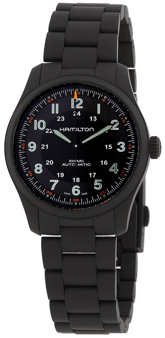 Hamilton Herreklokke H70215130 Khaki Field Sort/Titan Ø38 mm