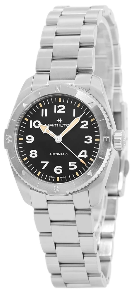 Hamilton Herreklokke H70225130 Khaki Field Sort/Stål Ø37 mm