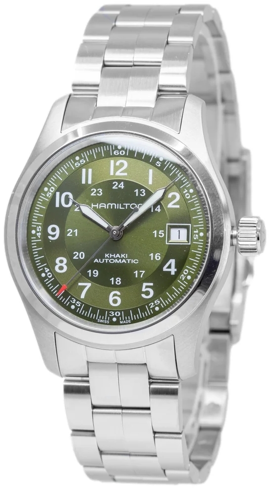 Hamilton Herreklokke H70455160 Khaki Field Grønn/Stål Ø38 mm