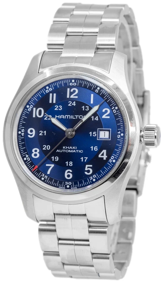 Hamilton Herreklokke H70605140 Khaki Field Blå/Stål Ø42 mm