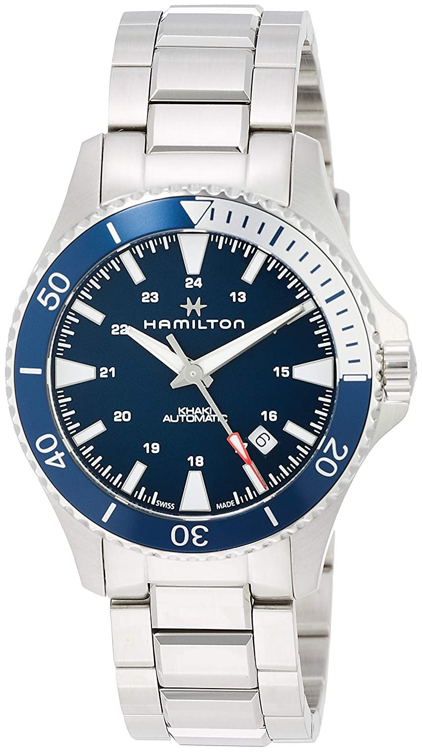 Hamilton Herreklokke H82345141 Blå/Stål Ø40 mm