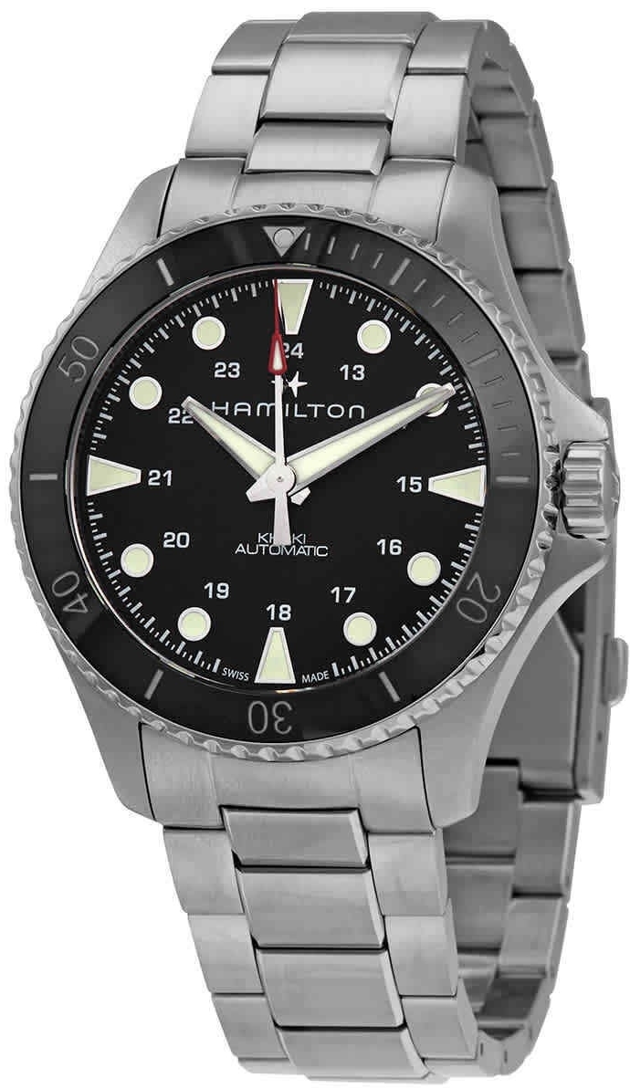 Hamilton Herreklokke H82515130 Khaki Navy Sort/Stål Ø43 mm