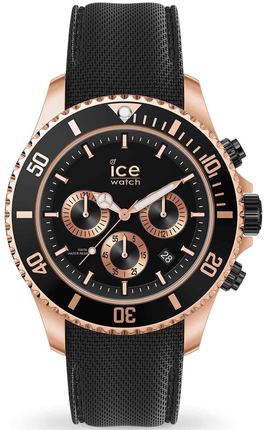 Bilde av Ice Watch 016305 Ice Steel Ice Steel - Black Rose-gold - Chrono