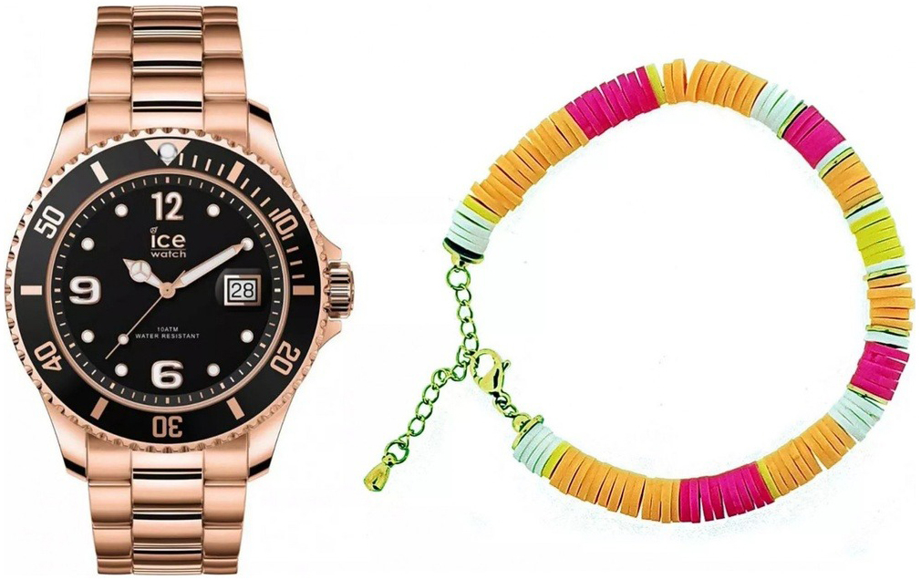 Ice Watch 020909 Sort/Rose-gulltonet stål Ø40 mm