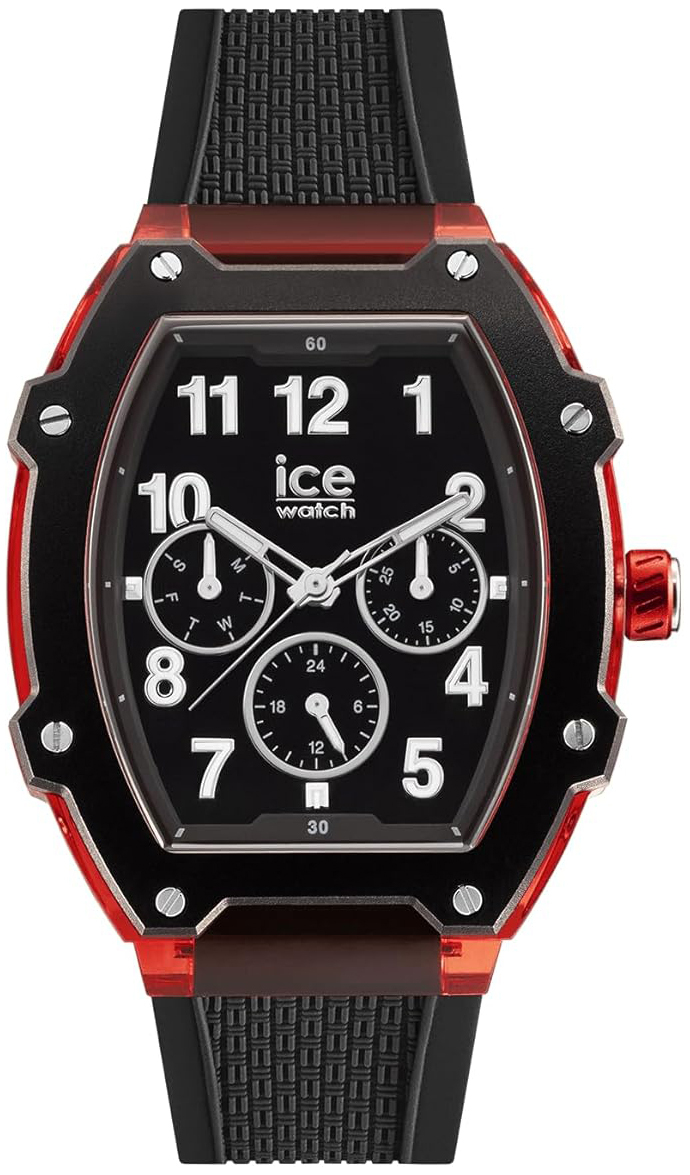 Ice Watch Herreklokke 023316 Boliday Sort/Gummi