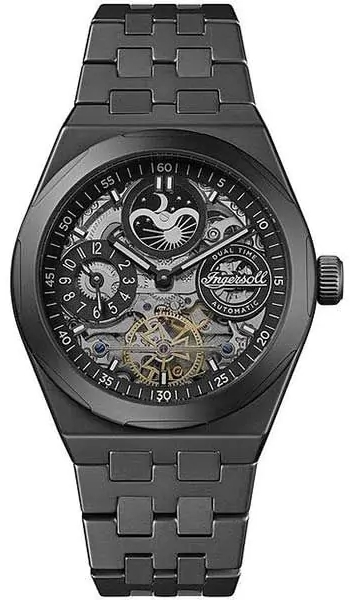 Ingersoll Herreklokke I15102 The Broadway Sort/Keramik Ø43 mm