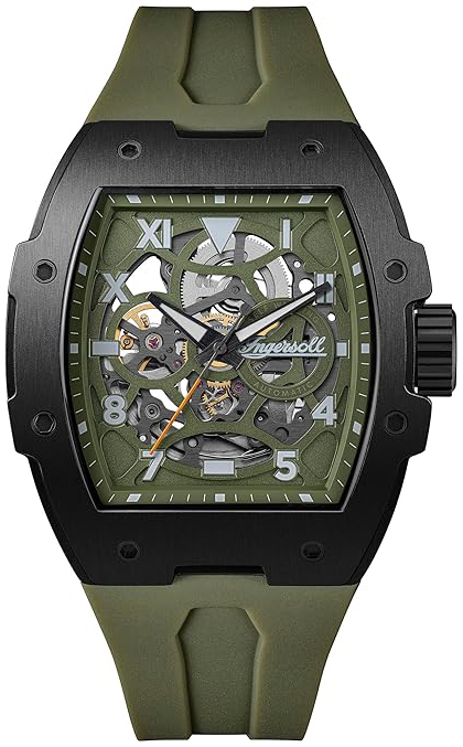 Ingersoll Herreklokke I15303 The Play Grønn/Gummi