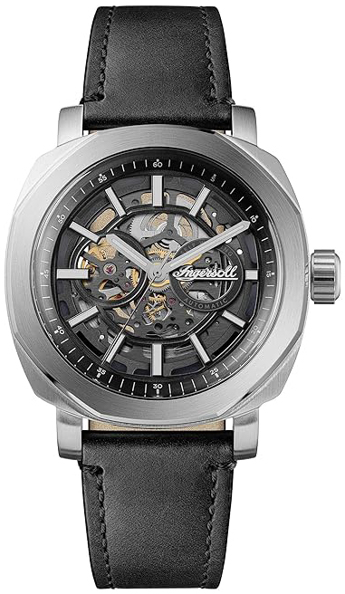 Ingersoll Herreklokke I16401 The Outrider Sort/Lær