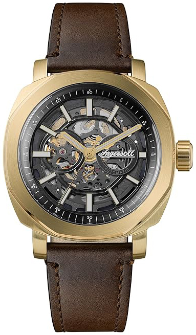 Ingersoll Herreklokke I16402 The Outrider Sort/Lær