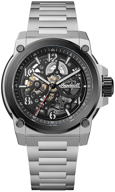 Ingersoll Herreklokke I16601 Anvil Sort/Stål Ø46 mm