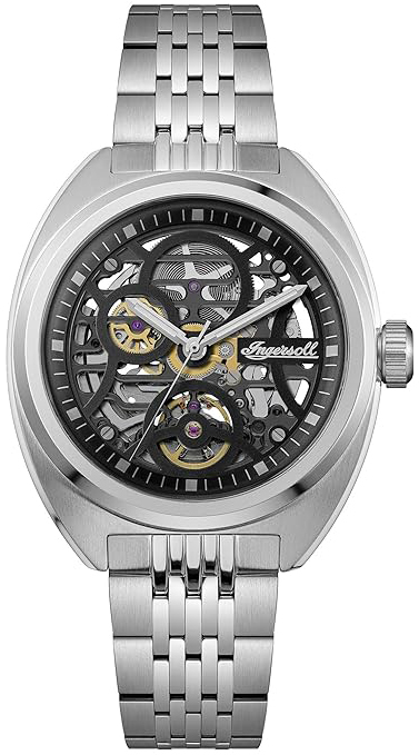 Ingersoll Herreklokke I16901 The Wrangler Sort/Stål Ø44 mm