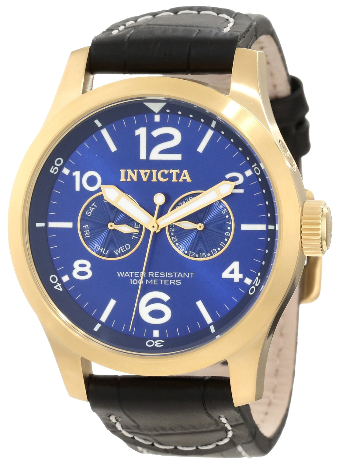 Invicta Specialty Herreklokke 12173 Blå/Lær Ø48 mm - Invicta