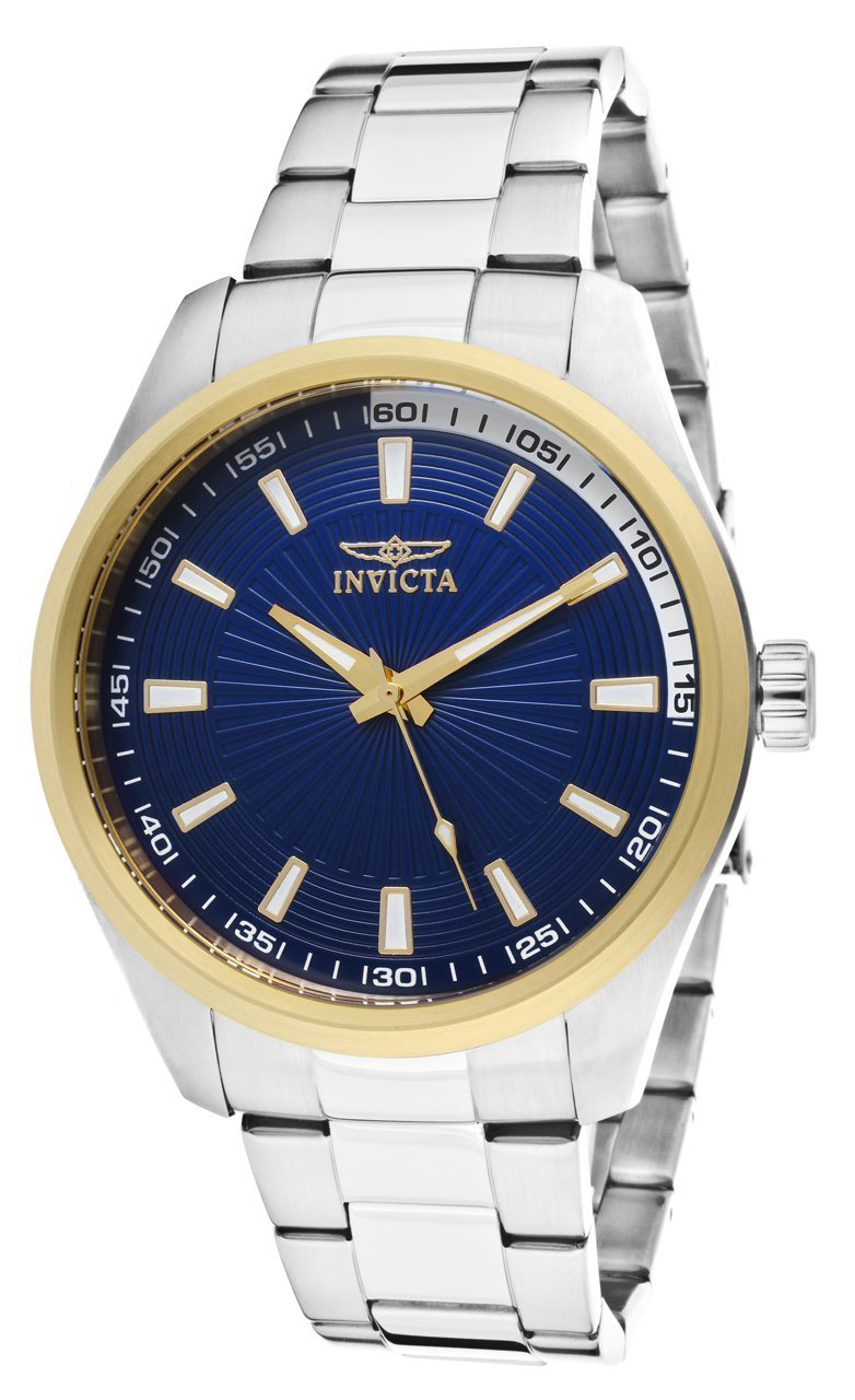 Invicta Specialty Herreklokke 12828 Blå/Stål Ø45 mm - Invicta