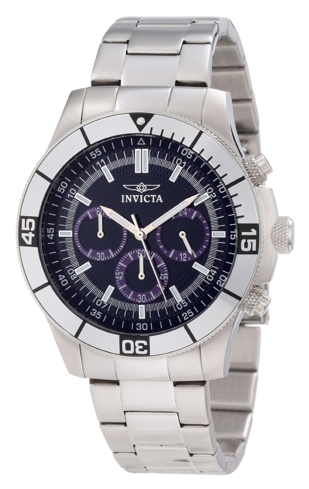 Invicta Specialty Herreklokke 12840 Blå/Stål Ø45 mm - Invicta