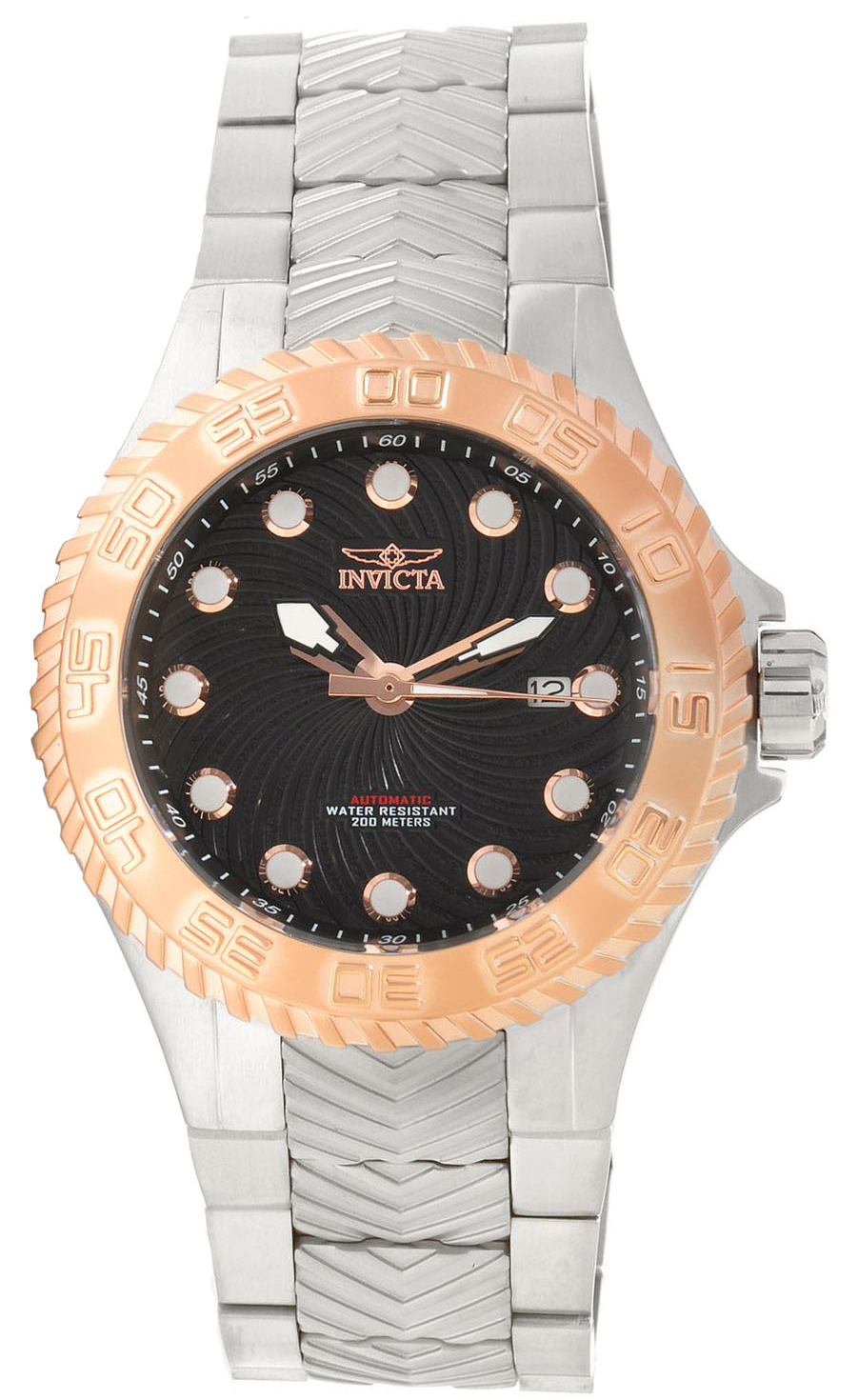 Invicta Pro Diver Herreklokke 12927 Sort/Stål Ø48 mm - Invicta