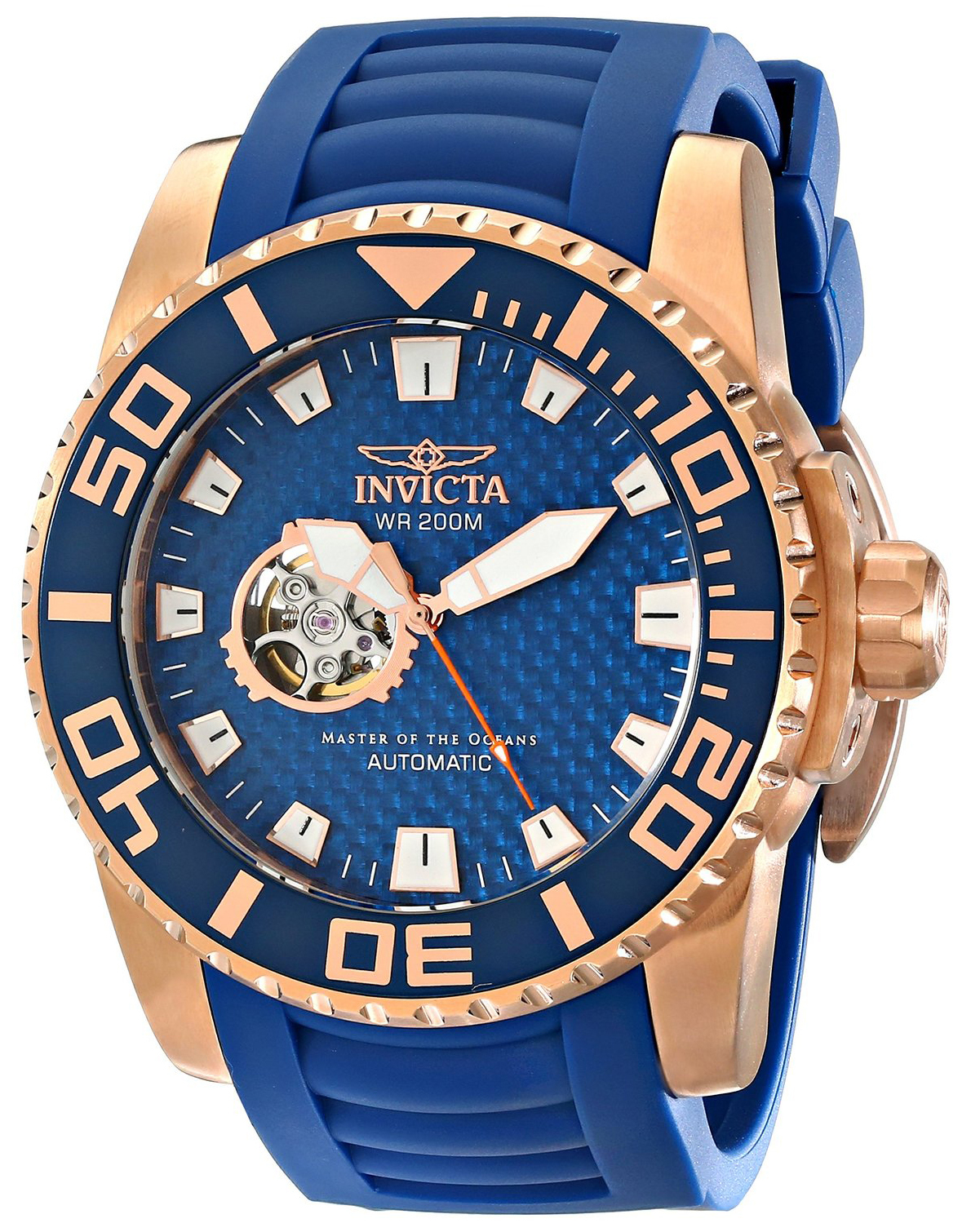 Invicta Pro Diver Herreklokke 14683 Blå/Gummi Ø52 mm - Invicta