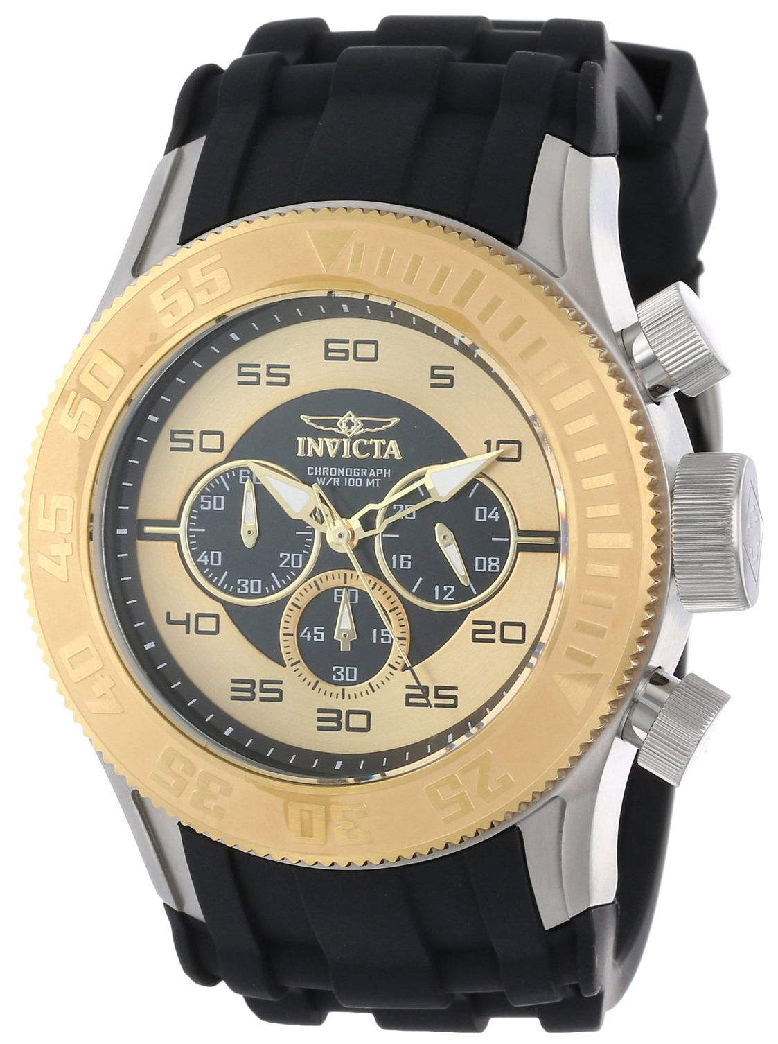 Invicta Pro Diver Herreklokke 14978 Sort/Gummi Ø50 mm - Invicta