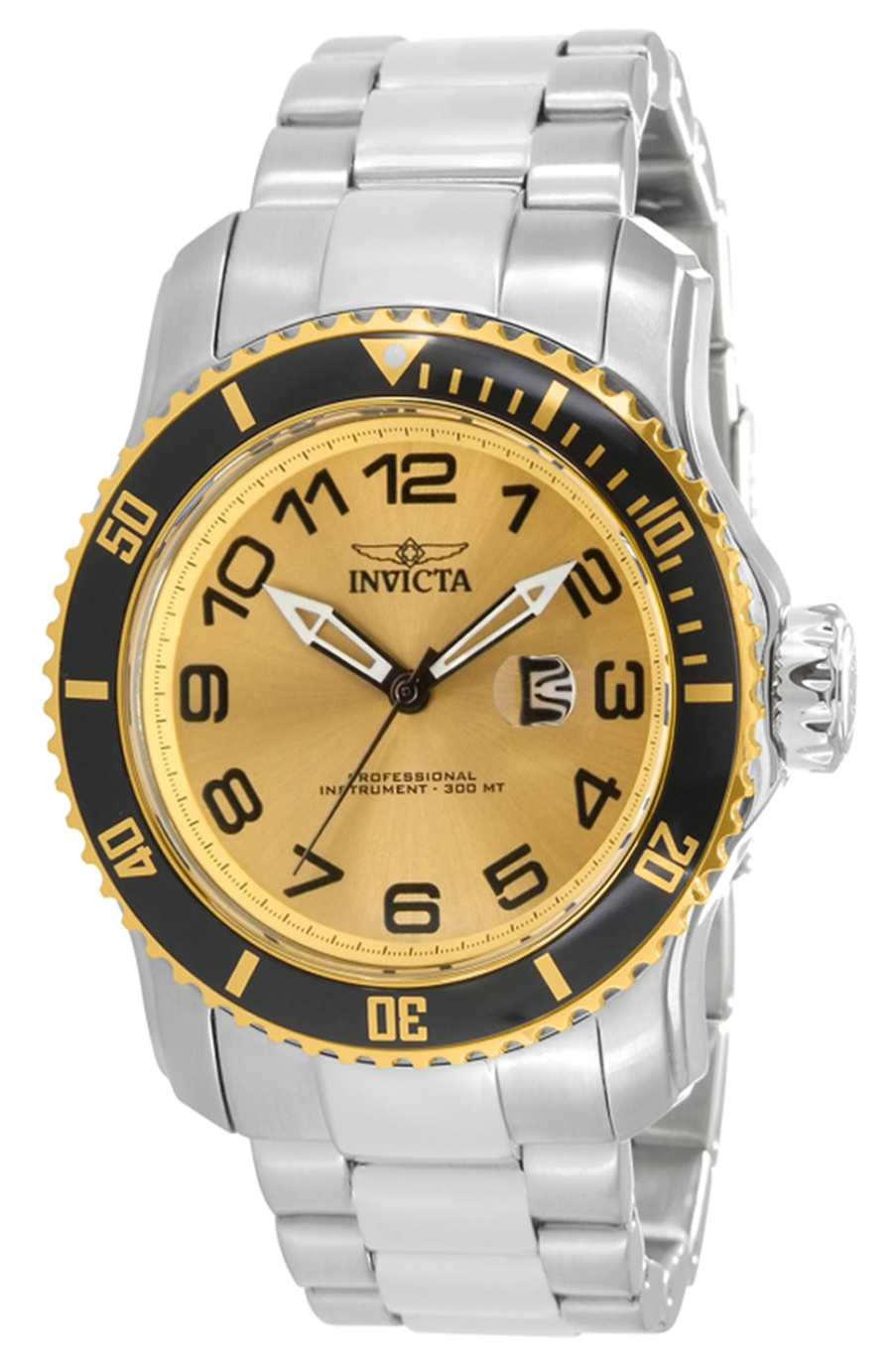 Invicta Pro Diver Herreklokke 15074 Gulltonet/Stål Ø48.8 mm - Invicta