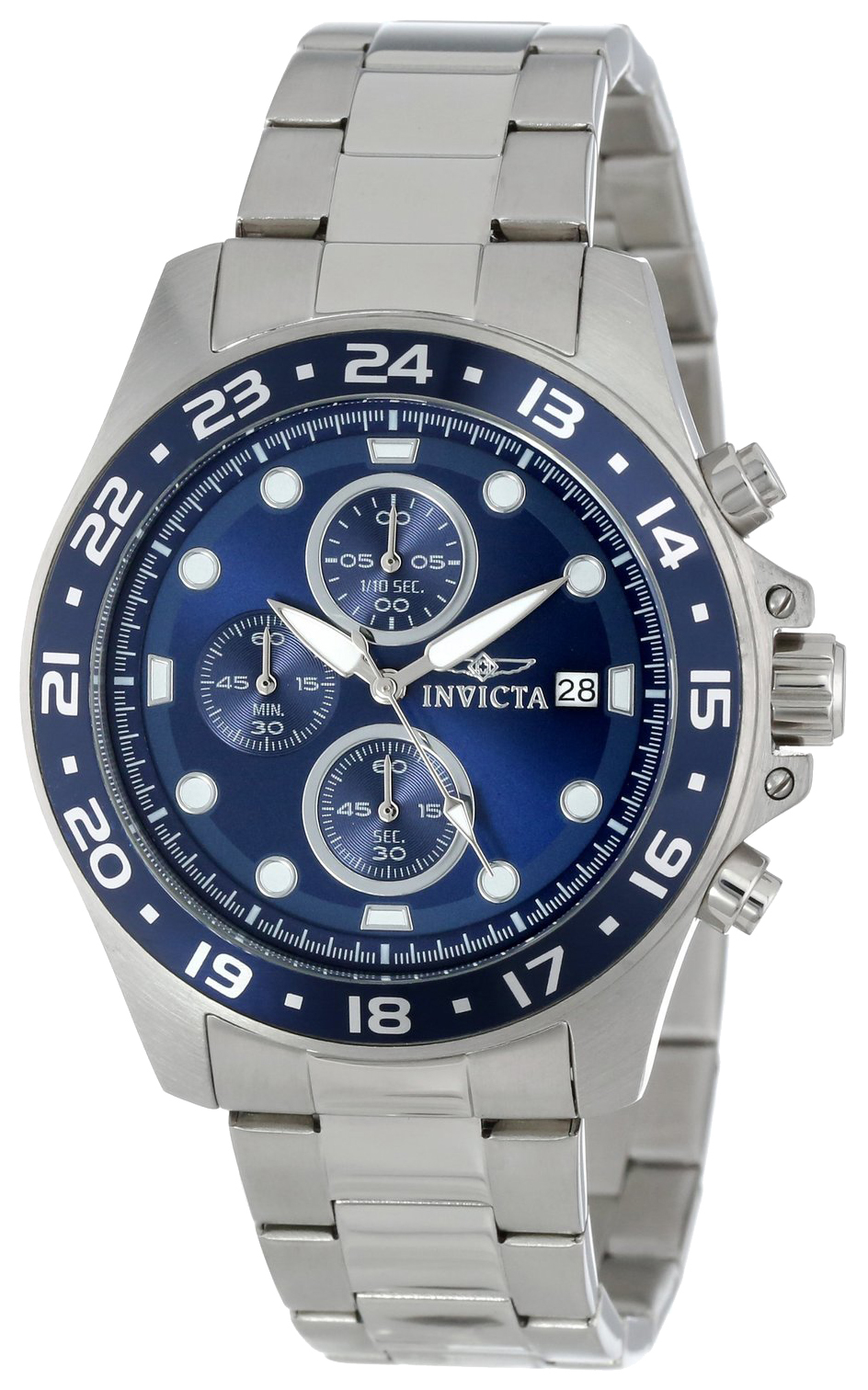 Invicta Pro Diver Herreklokke 15205 Blå/Stål Ø45 mm - Invicta