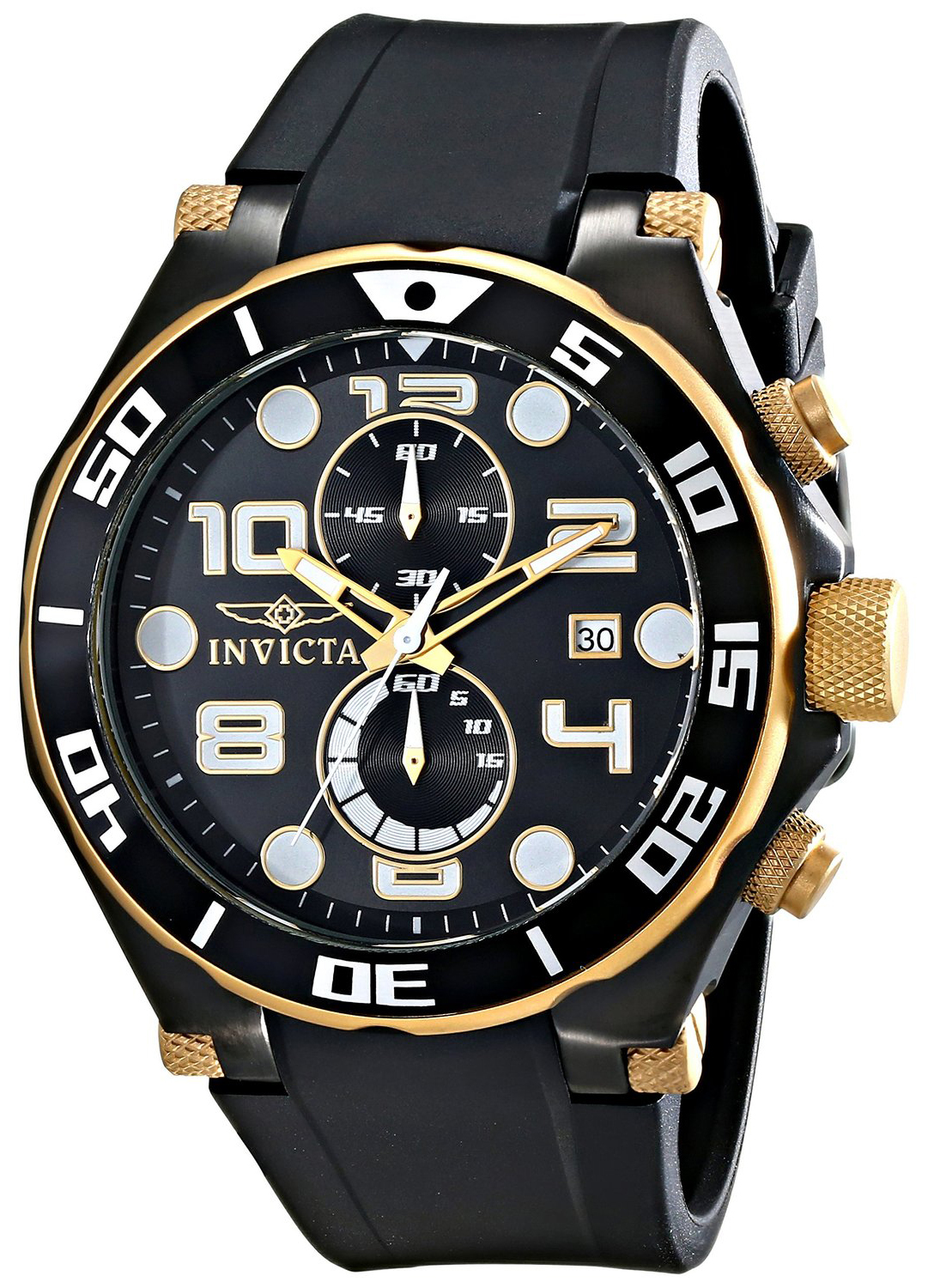 Invicta Pro Diver Herreklokke 15396 Sort/Gummi Ø50 mm - Invicta