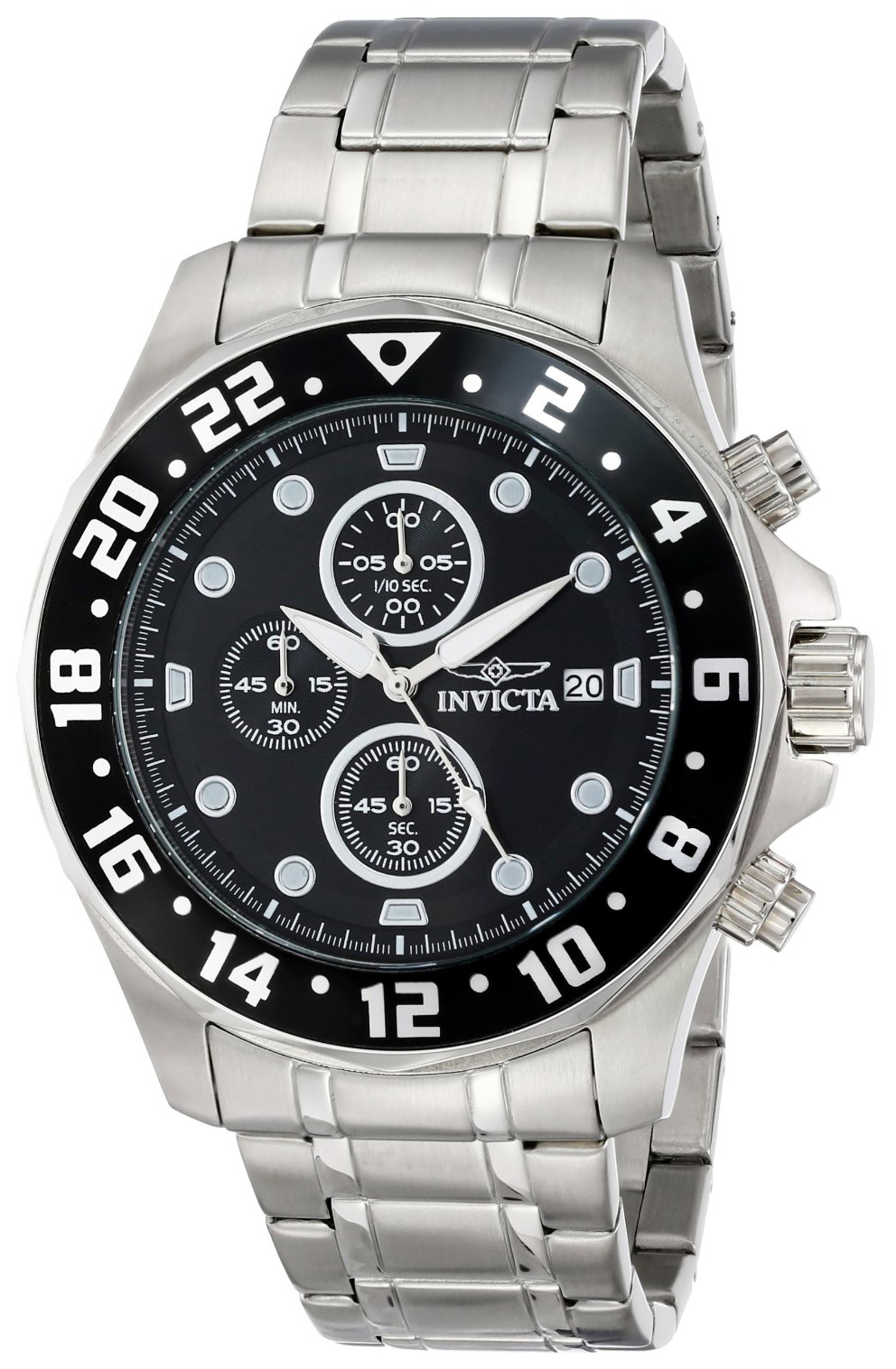 Invicta Specialty Herreklokke 15938 Sort/Stål Ø48 mm - Invicta