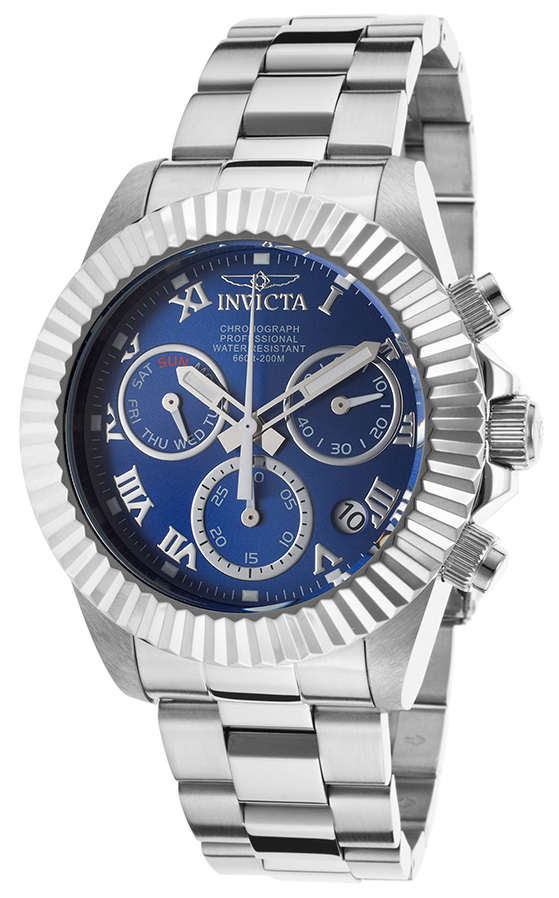 Invicta Pro Diver Herreklokke 16344 Blå/Stål Ø44 mm - Invicta