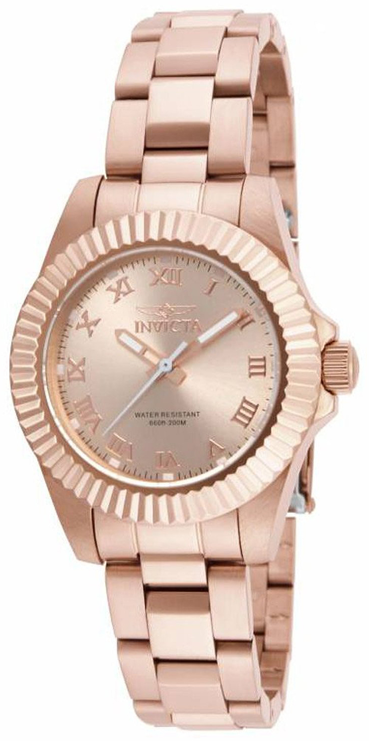 Invicta Pro Diver Dameklokke 16763 Rosegullfarget/Rose-gulltonet - Invicta