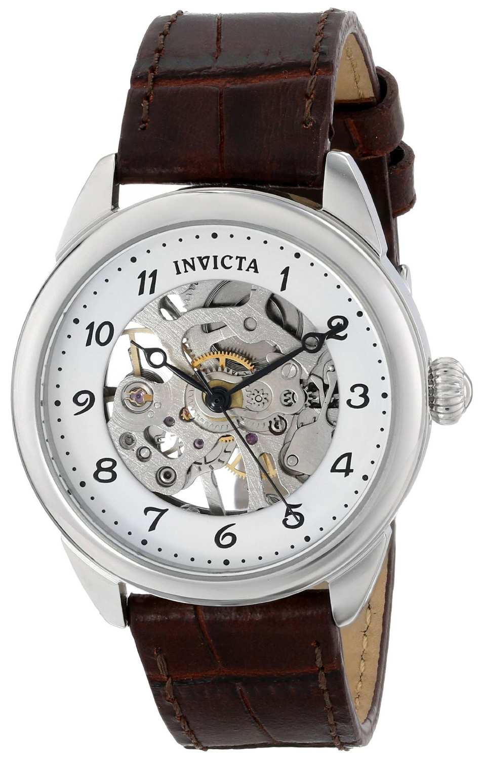 Invicta Specialty Dameklokke 17198 Sølvfarget/Lær Ø36 mm - Invicta